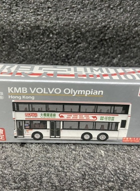 微影TINY 九巴 KMB olympian沃尔沃 香港巴士 铜锣湾968 合金车模