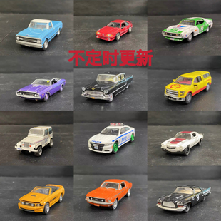 1:64 绿光M2 雪佛兰福特道奇大众日产普利茅斯皮卡 合金汽车模型