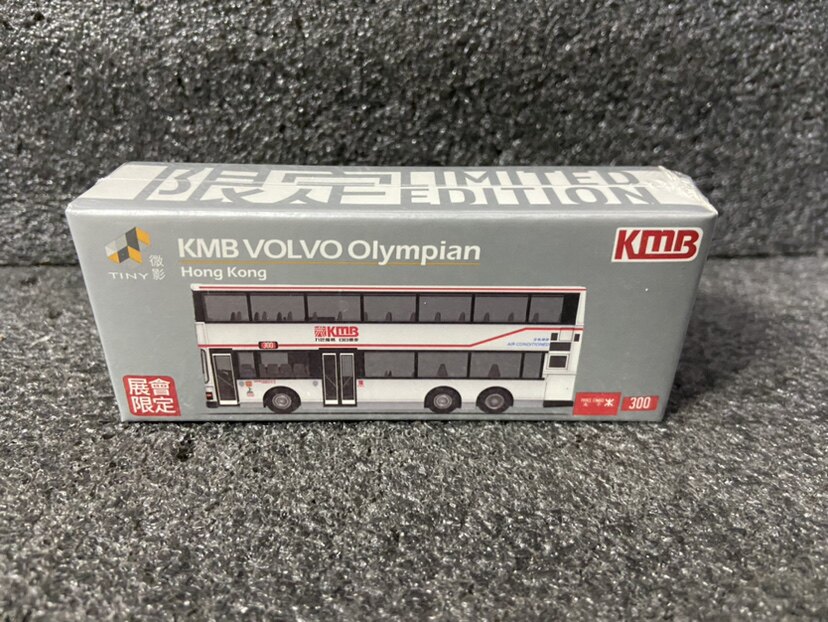 Tiny微影九巴 富豪沃尔沃 奥林比安 香港巴士车模1/110 太子300