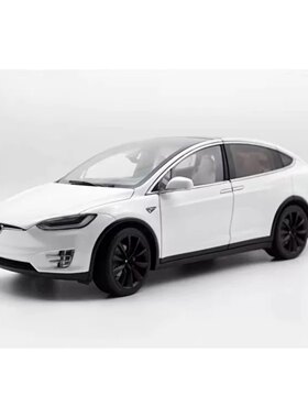 原厂 1:18 特斯拉 TESLA MODEL X 鸥翼门 SUV 合金全开汽车模型