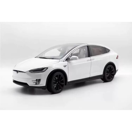 原厂 1:18 特斯拉 TESLA MODEL X 鸥翼门 SUV 合金全开汽车模型