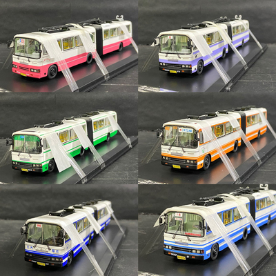 上海客车 1:76 SK562GP 电车 SK6152Pc 铰接式巴士公交树脂车模型