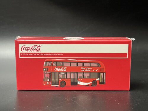 Tiny微影 可口可乐涂装 双层巴士 New Routemaster 汽车模型1:110