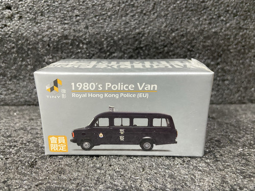 微影 Tiny 香港 警车 大头福  1980 EU 会员限定 合金汽车模型