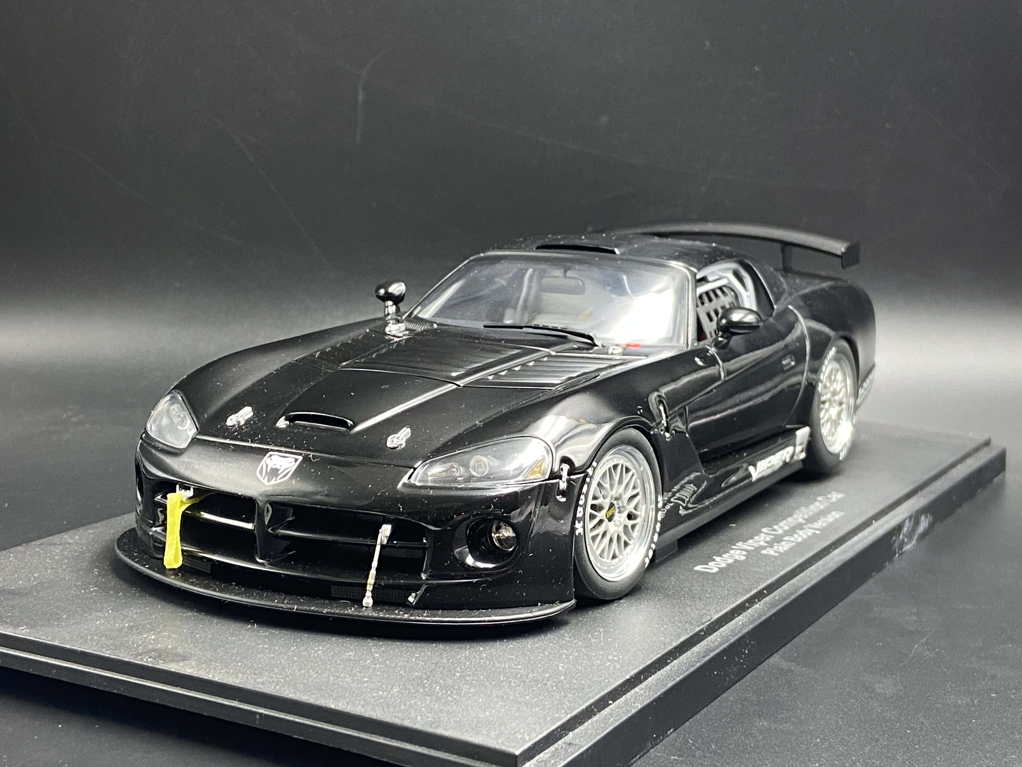 奥拓 Autoart 1:18 Dodge 道奇 viper 竞争版 黑色 合金汽车模型