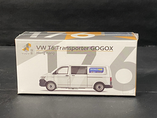 TINY微影1:64 大众 福士 T6 GoGoX #176 商务车 合金汽车模型