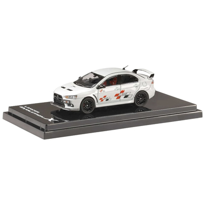 HobbY JAPAN 1/64 三菱 蓝瑟 Lancer EVO 10 Ralliart 合金车模型