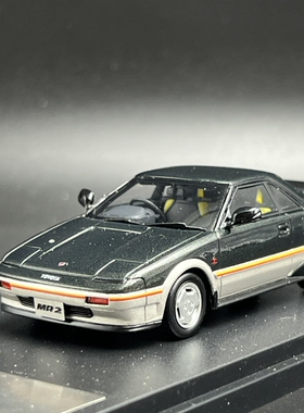 hi-story 1/43 丰田 TOYOTA MR2 G-Limited (1984) 树脂车模 绿色