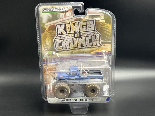 绿光 1:64 福特 1974 Ford F-250 大脚车 Bigfoot #1 泥泞做旧版
