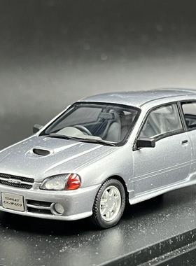 Hi Story 1:43 丰田小福星 Starlet Glanza EP91 1996 树脂车模银