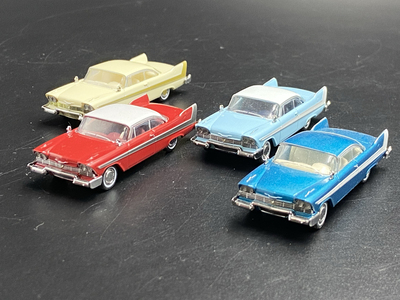 Brekina 1:87 普利茅斯 Plymouth Fury 1958 汽车模型 收藏 散包