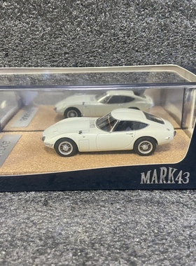 Mark43 1/43 丰田 toyota 2000GT 后期 白色 树脂汽车模型