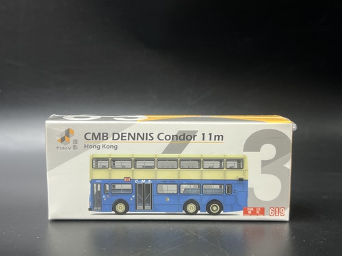 Tiny 微影 1:110 CMB香港中巴丹尼士秃鹰热狗巴士模型619顺利 #63