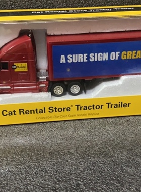 cat 1/50 卡特彼勒 Cat Rental Store 集装箱卡车货柜车模型55106
