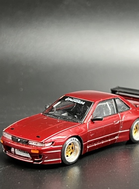 Poprace 1/64 日产 尼桑 S13 Pandem 印尼IMA 合金汽车模型 散瑕