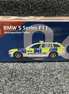 Tiny微影1:64 UK6 宝马BMW 5系F11旅行版英国警察警车合金车模#06