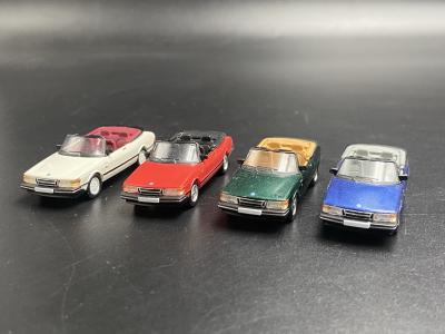 PCX 1:87 萨博 Saab 900 Convertible 敞篷 HO比例 汽车模型 散包
