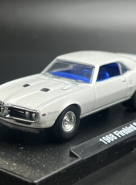 M2 1:64 庞蒂亚克 火鸟 1968 Firebird Sprint 合金汽车模型 白色