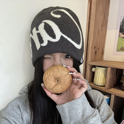 冷帽休闲美式男女秋冬双面戴羊毛