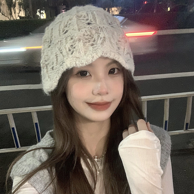 网红风针织保暖渔夫帽女秋冬羊毛显脸小包头帽大头围护耳毛线帽潮,服饰配件/皮带/帽子/围巾,帽子,淘宝优惠券,粉丝福利购,淘宝优惠卷