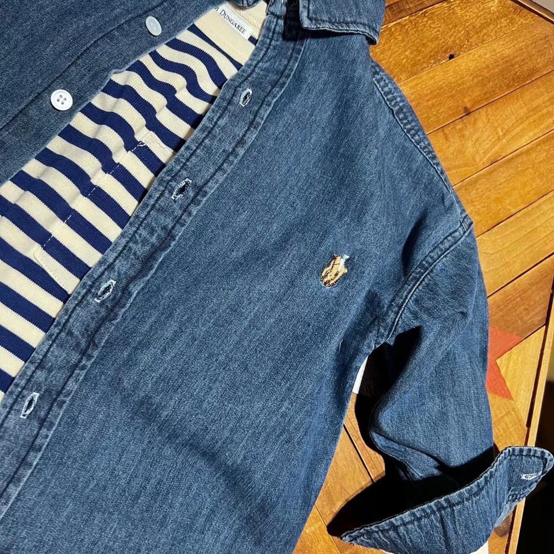 男女童复古美式风牛仔衬衣四季款牛仔开衫外套打底衬衫亲子款,童装/婴儿装/亲子装,普通外套,淘宝优惠券,粉丝福利购,淘宝优惠卷