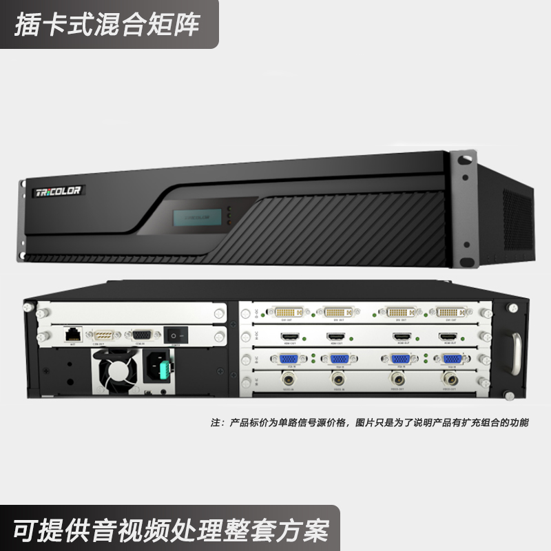 插卡式混合矩阵淳中多路信号切换