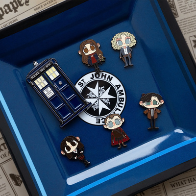 星之所在 神秘博士金属磁贴 DoctorWho官方授权周边 赛凡出品 tardis塔迪斯夜光电话亭金属烤漆仿珐琅工艺 时间冒险故事