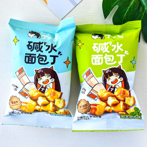 丁小星碱水面包丁海盐焦糖味