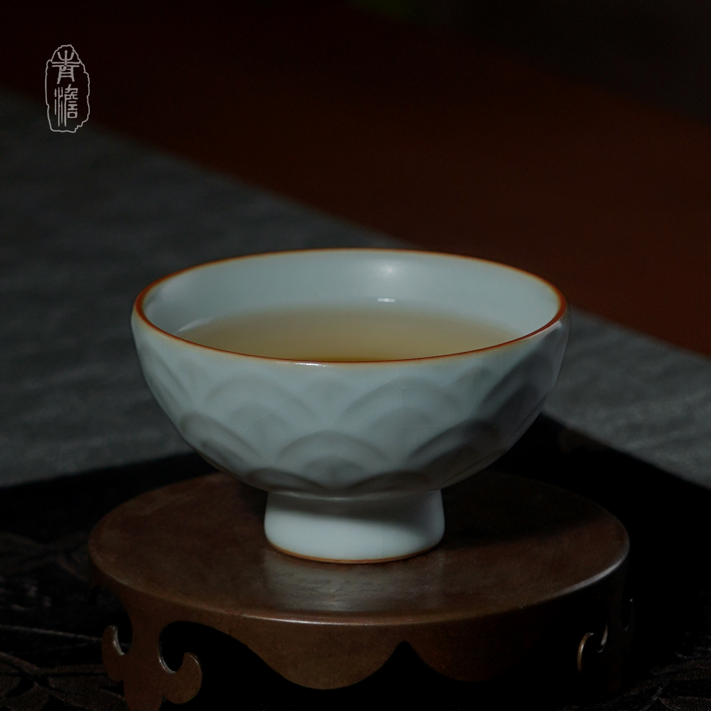 汝窑主人杯陶瓷品茗杯茶杯