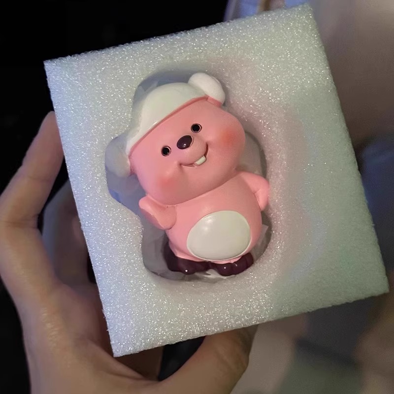 loopy小海狸露比玩偶生日礼物女生送闺蜜歪头杀盲盒小摆件七夕节