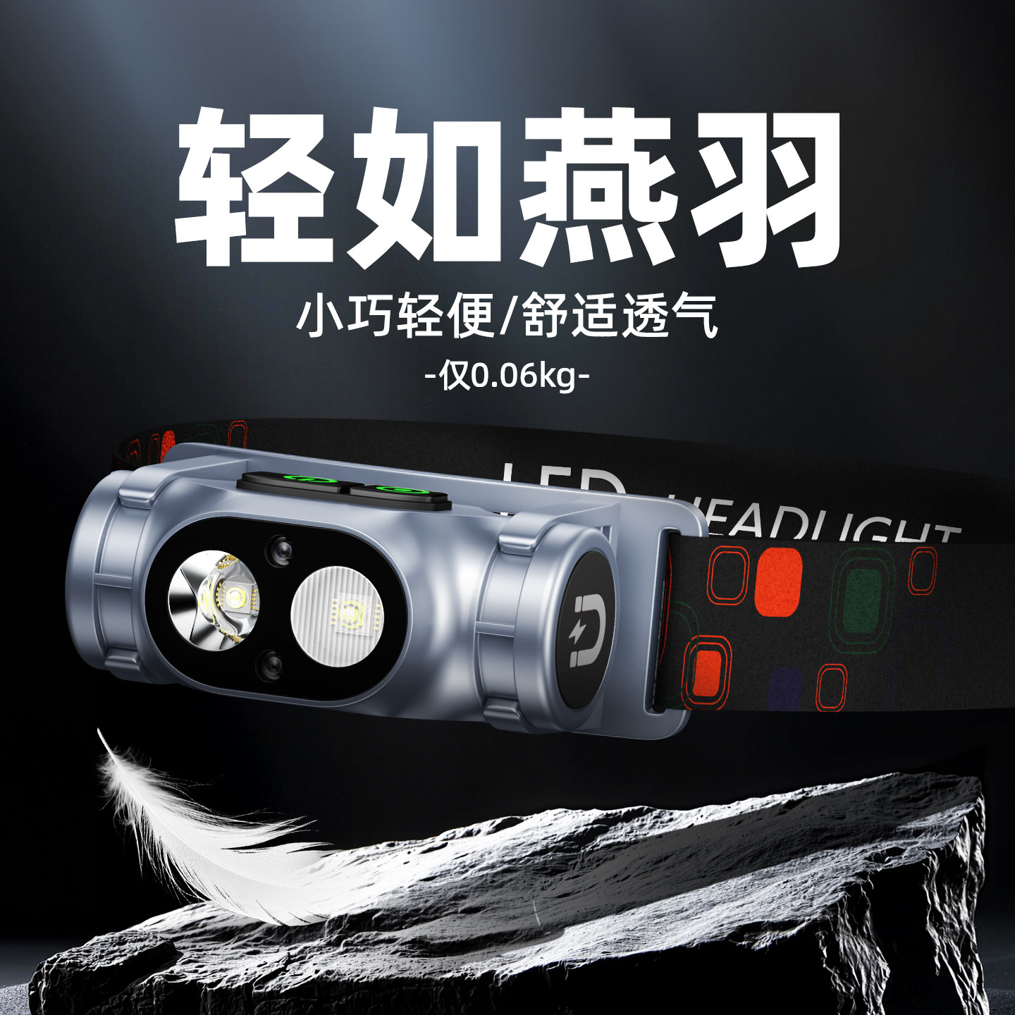 2026新款夜钓感应头灯图片