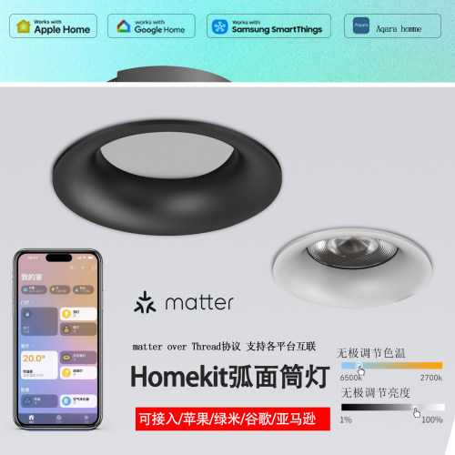 matter弧面筒灯大尺寸天花灯