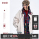 BJHG不计后果棒球服加厚外套棉服男冬美式 运动棉衣宽松毛呢棉袄女