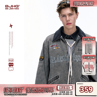 外套女式 BJHG不计后果美式 复古卡其工装 冬季 巴恩风棒球服夹克男款