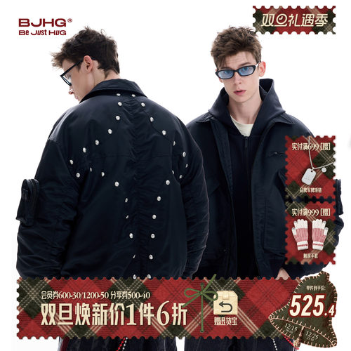 BJHG不计后果羽绒服夹克街头风