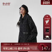 BJHG不计后果小香风格 复古宽松外套女 秋潮美式 子衬衫 休闲夹克男款
