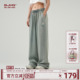 直筒休闲阔腿裤 BJHG不计后果天丝直筒牛仔裤 宽松美式 冬季 子男 女款