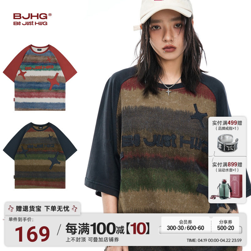 BJHG�������ļ���ʽײɫƴ���¿� ���ŷ���������T��Ů���ɰ���