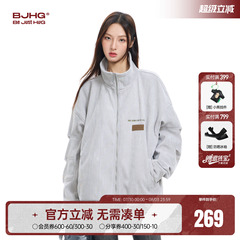 BJHG不计后果灯芯绒夹克外套男女2025秋季潮牌加绒美式宽松棒球服