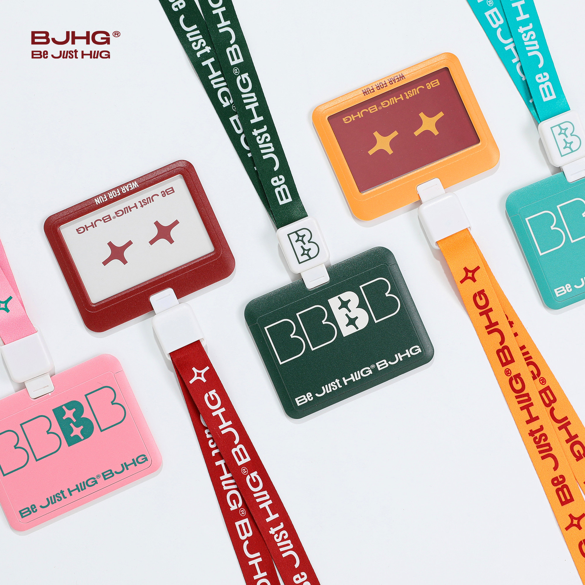 BJHG员工同款挂脖式伸缩扣工牌潮牌品牌设计感高档挂绳公交饭卡套,服饰配件/皮带/帽子/围巾,其他配件,淘宝优惠券,粉丝福利购,淘宝优惠卷