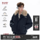 复古面包服防寒厚外套女 90绒美式 BJHG不计后果毛领羽绒服男款 冬季