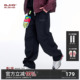 复古工装 直筒长裤 裤 秋冬潮牌伞兵休闲裤 子男裤 BJHG不计后果美式