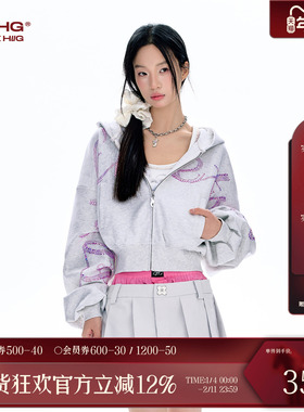 FTT Flythetruth 美式连帽卫衣女款春季2026新款灰色巨好看的外套