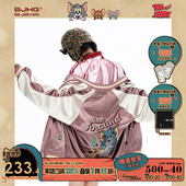 BJHG不计后果猫和老鼠联名夹克外套女冬季 复古街头风情侣棒球服男