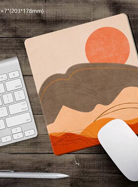 办公鼠标垫便携迷你鼠标垫笔记本电脑鼠标垫艺术小号垫子mousepad