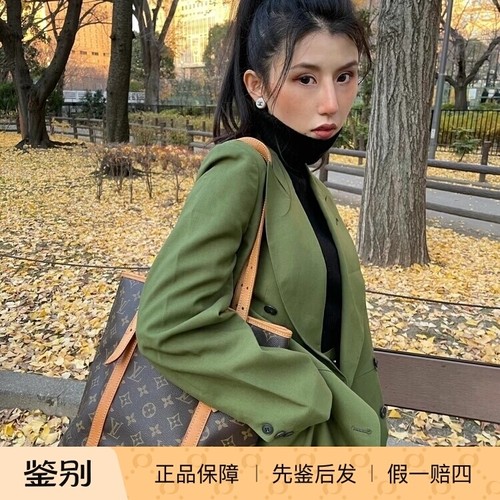 全原 秒正品二手老花中古包大水桶