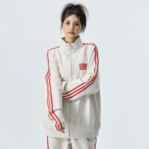 潮牌重磅春秋拉链立领卫衣