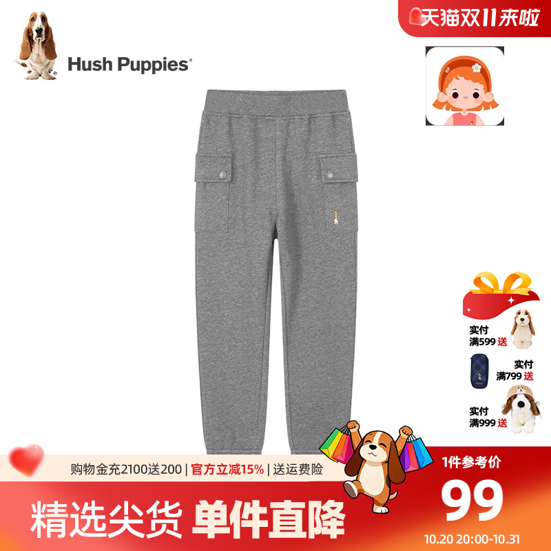 女童工装风长裤暇步士春秋款