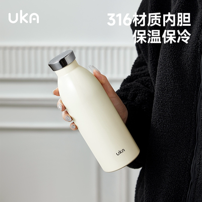 UKA316不锈钢保温杯钢琴烤漆