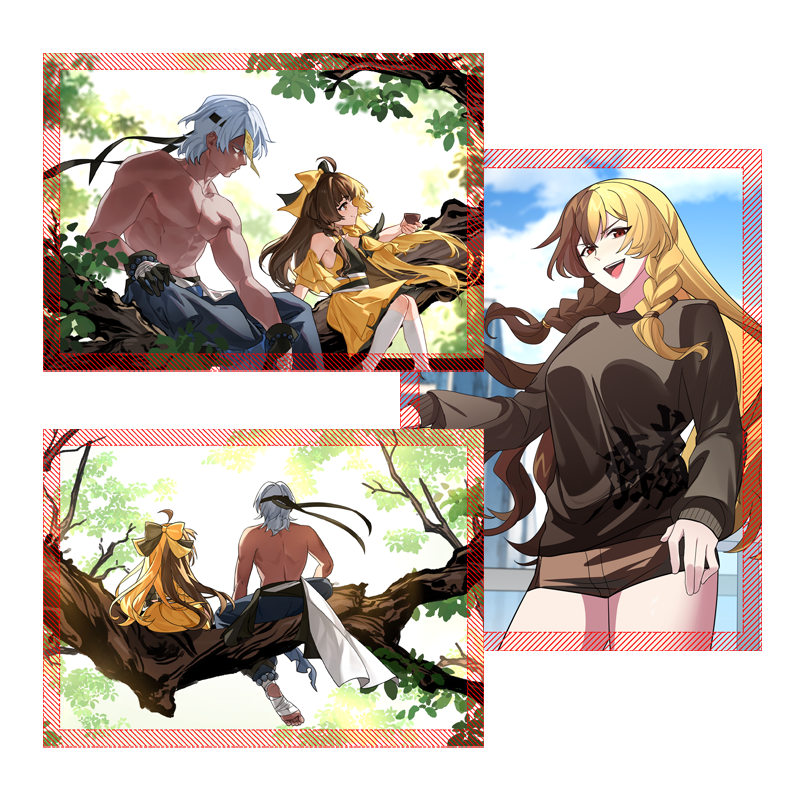 無伶工造江湖原创鹿露超质感色纸